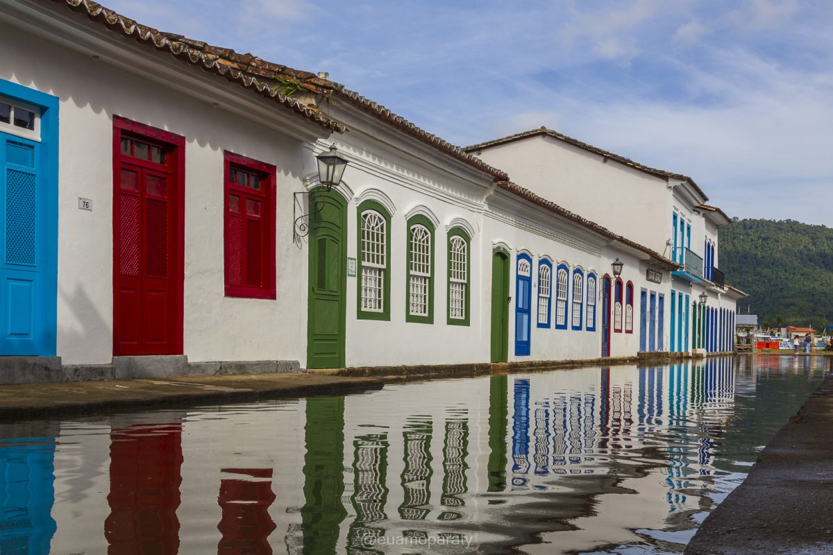 casas no centro histórico de Paraty