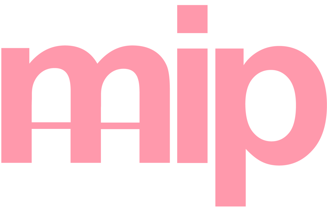 Logo MIP Rosa e Branco